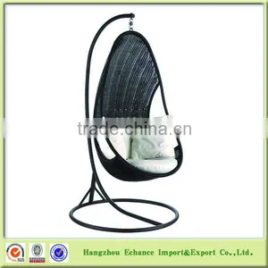 Pear Shape Bali Rattan Furniture Egg Hanging Chairs for Outdoor Garden or Patio Time-FN4121 thumbnail-1
