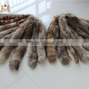2016 New Arrival Fur Strips Women Men Jacket 70cm Detachable Raccoon Fur Trim For Hood thumbnail-6