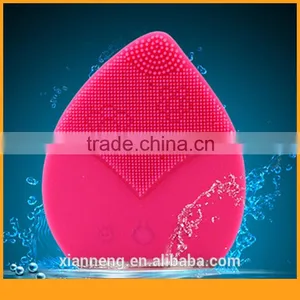 New Product 2016 Electric Silicone Handheld Waterproof Facial Cleansing Brush With Hypoallergenic thumbnail-4