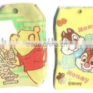 High Quality and High Density Fashion Accessory Damask Woven Label thumbnail-1
