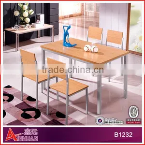 B1228 Modern Home Furniture Indoor Dining Table and Chairs thumbnail-5