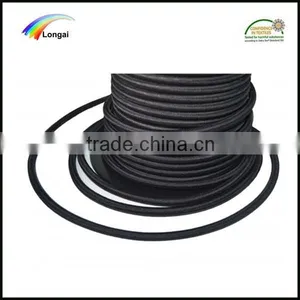 Free Samples Coiled Round 3mm Black Elastic Cord for Garment thumbnail-1