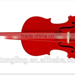 Red Colorful Violin With Cases TL-DS001 thumbnail-2