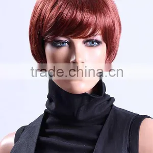 Ladies Short Wig Blonde Black Brown Wig Bob Curly Boycut Wedge Style Wigs W371 thumbnail-1