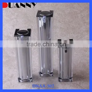 New Style Square Acrylic Cosmetic Pckaging Airless Bottle And Cream Jar With Plastic Spray,Cosmetic Airless Spray Bottles thumbnail-3