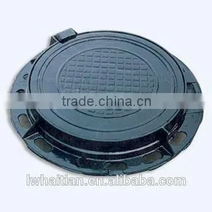 Round Bitumen Coating Cast Iron Manhole thumbnail-1