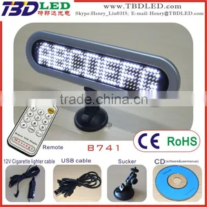 White Mini Led Display for Car Used thumbnail-1