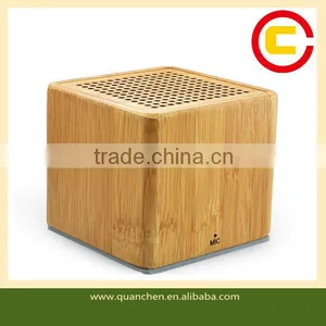 Mini Bamboo Bluetooth Speaker thumbnail-1