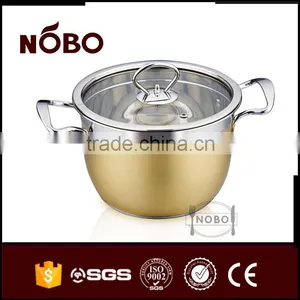 Wholesale Stainless Steel Cooking Pot Set Capsuled Bottom thumbnail-5