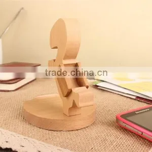 Mobile Phone Wood Stand Holder For IPhone Cute Horse Unique thumbnail-4