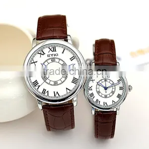 Cool Brand Men Luxury Japan Movement Watch Unisex Quartz PU Leather Watches 2 Colors thumbnail-1