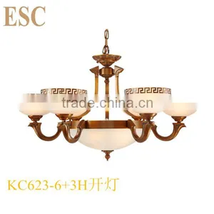 The SPANISH Marble Copper Chandelier thumbnail-6