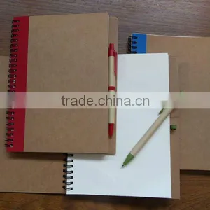 210x165mm Eco-friendly Notebook With Pen thumbnail-1