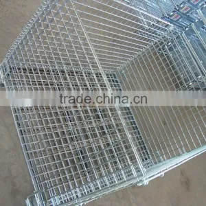 Heavy Duty Wire Mesh Container for Warehouse Equipment,wire Container Storage Cage Wire Mesh Container,large Wire Mesh Container thumbnail-1