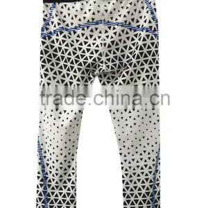 Santic Women Sport Pant OEM Service All Over Print With High Waist thumbnail-2