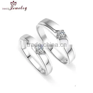2014 Latest 925 Silver Double Band Chain Ring thumbnail-1