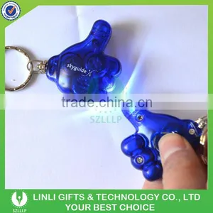 Promotional Gift Plastic Mini Thumb Led Key Light thumbnail-4