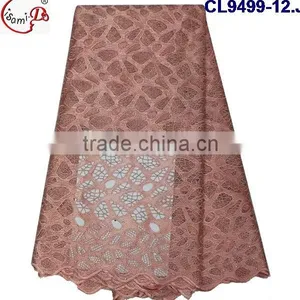 CL9499 Beautiful Design Hot African Style French Lace Fabric,net Tulle Lace Fabric for Sale thumbnail-4