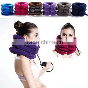 Neck Pain Support Inflatable Cerical Collar Brace Orthopedic Neck Traction thumbnail-1