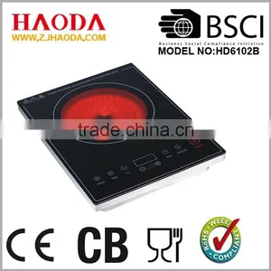 28cm Electric Cooktops Type and Touch Control Ceramic Hobs Cooker thumbnail-1