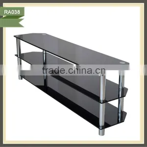 Simple Design Chic Ornate Style Hot Sale Glass tv Stand thumbnail-1