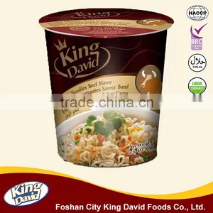 Hot King David Brand Flavour Cup Instant Noodle Factory Wholesale thumbnail-3