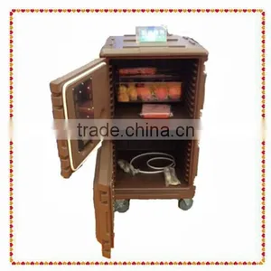 Double Doors Plastic Food Heated Cabinet, Electric Heated Food Warmer thumbnail-3
