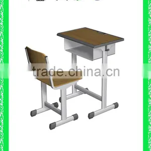 Kids Desk School Furniture School Desk and Chair Manufacturer HXZY007 thumbnail-1