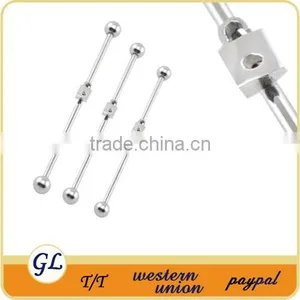 Kock Shaped Logo Industrial Barbell Piercing Body Piercing Jewelry thumbnail-1
