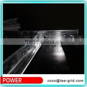 Ceiling Decoration Material Ceiling t Bar T24 Ceiling Grid 0.25-0.6mm thumbnail-1