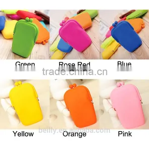 Ladies Silicon Mesh Travel Cosmetic Bag With Handle thumbnail-1