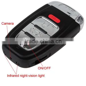 H.264 Full HD 1080P Mini DV Support Motion Detecting & PC Camera Car Key Spy Camera DVR thumbnail-4