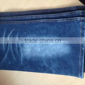 Indigo Knit Springy Denim Fabric:360gsm 92%cotton 8%spandex From Changzhou China thumbnail-1