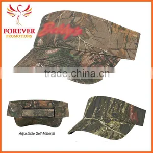 Hot Selling Fashion Camouflage Real Tree Cotton Sweatband Visor thumbnail-1