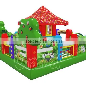 Cheap Kids Commercial Inflatable Amusement Park With Slide thumbnail-1