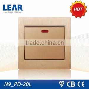 Hot Sale N9 Range Light Switch With Led Indicator thumbnail-1