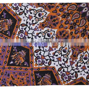 Indian Striped Paisley Tapestry Wall Decor Throw Table Cover 100% Cotton Bedspread Indian Jaipur Manufacturer & Wholesaler thumbnail-1