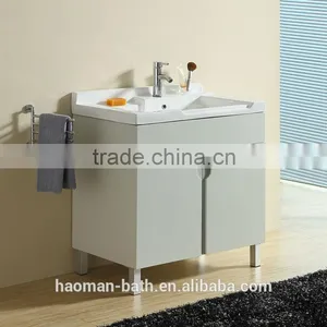 HM-C-12 Wall Hung Modern Bathroom Vanity Cabinet thumbnail-1