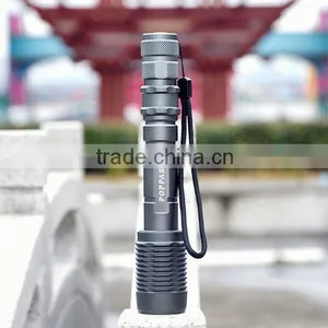 V5-858 High Quality XM-L T6 Led High Power Torch Zoomable Waterproof LED Torch Light thumbnail-3