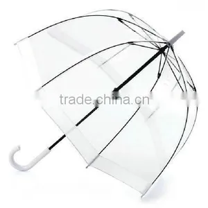 19''*8K Custom Printed Transprent Umbrella thumbnail-1