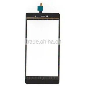 Black Touch Panel for Wiko Fever 4G 5.2"Touch Screen Digitizer External Glass Lens No LCD Replacement Part thumbnail-1