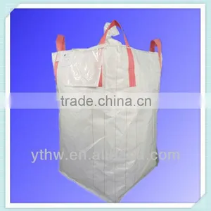 PP White Tubular Container Bag/1000kg Fill Spout Bulk Bag thumbnail-1