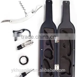 5 Piece Wine Bottle Accessory Deluxe Wine Bottle Gift Set thumbnail-3