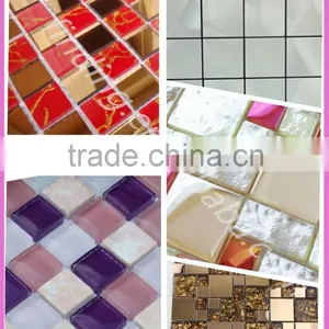 Colorful Stone Mosaic Wall Tile Pattern for Swimming Pool Tile Made in China/mosaic Tile Supplier thumbnail-1