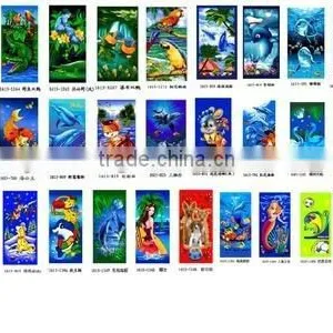 High Quality 100% Cotton Velour Reactive Printing Promotion Beach Towel thumbnail-2
