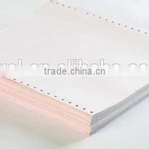 Perforate 9 1/2 Carbonless Paper NCR Sale With Low Price High Quality thumbnail-3