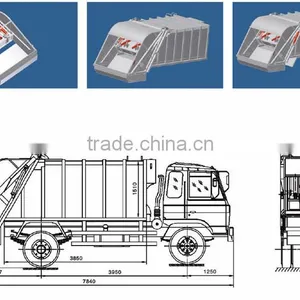 8CBM SINOTRUK Compressed Garbage Trucks for Sale 2014 thumbnail-6