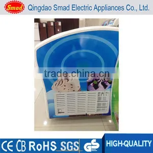 Glass Door Chiller and Freezer Supermarket Freezer Showcase Ice Cream Chest Freezer 538L thumbnail-4