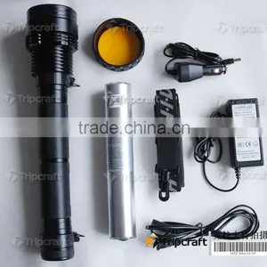 Brightness 6000lm 65W HID FLASHLIGHT/ 85W 65W 45W HID Searchlight,hid Driving Xemon Flashlight With 6600mAh thumbnail-1