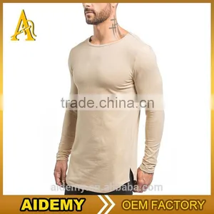 Wholesale Gym Dry Fit Men's Longsleeve Fitness Sports Seamless t Shirt thumbnail-1